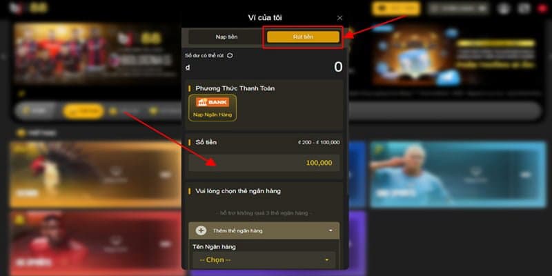 Hướng dẫn rút tiền nhanh chóng cho game thủ